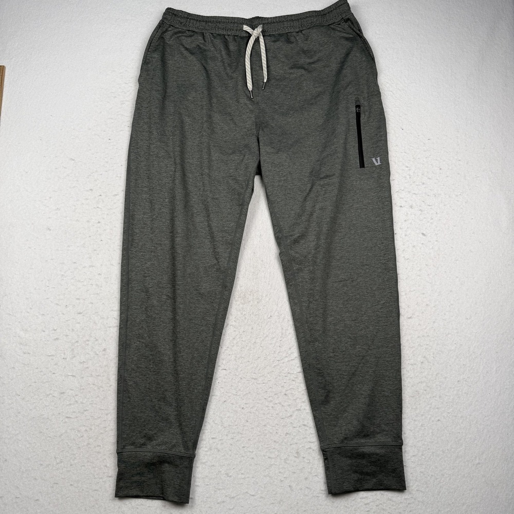 Vuori Jogger Pants Mens XL Green Sunday Performance Pocket Athletic Lounge Gym